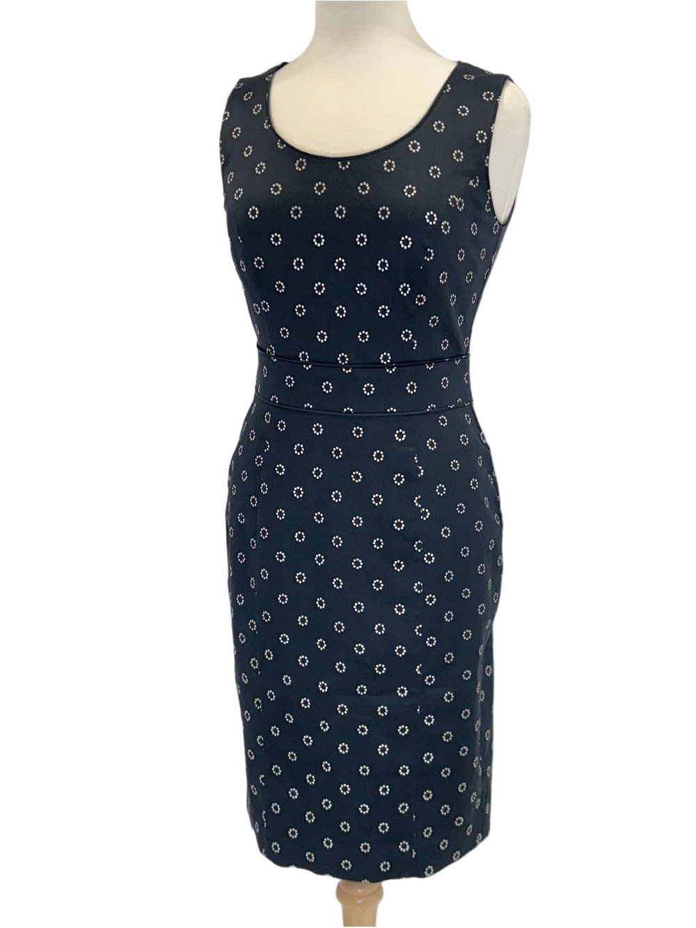 Laura Ashley black sheath dress